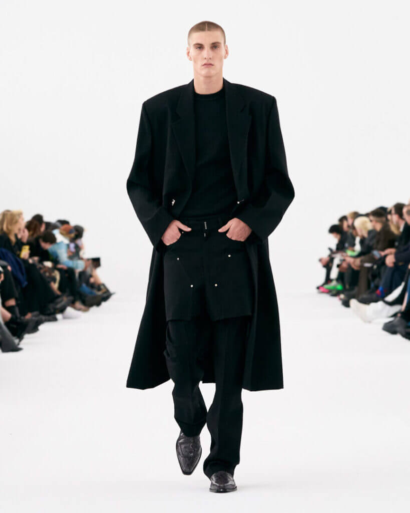 Givenchy MFW23 look, featured in Givenchy Men’s Fall 2023 Creates A New Dress Culture