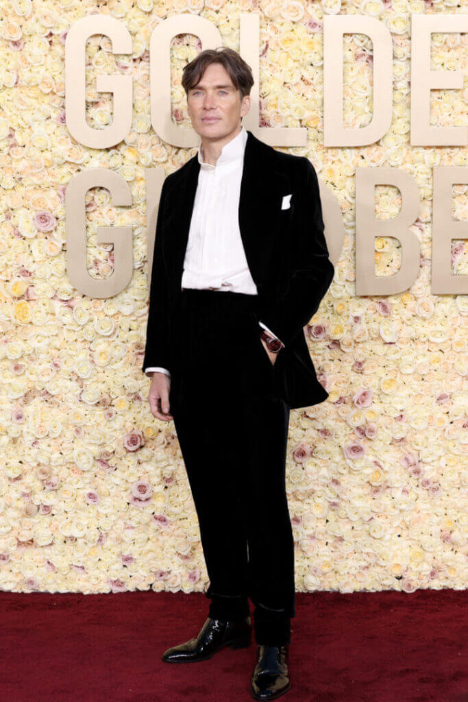 BEVERLY HILLS, CALIFORNIA - JANUARY 07: Cillian Murphy attends the 81st Annual Golden Globe Awards at The Beverly Hilton on