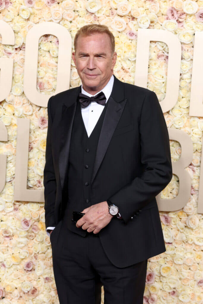 BEVERLY HILLS, CALIFORNIA - JANUARY 07: Kevin Costner attends the 81st Annual Golden Globe Awards at The Beverly Hilton on