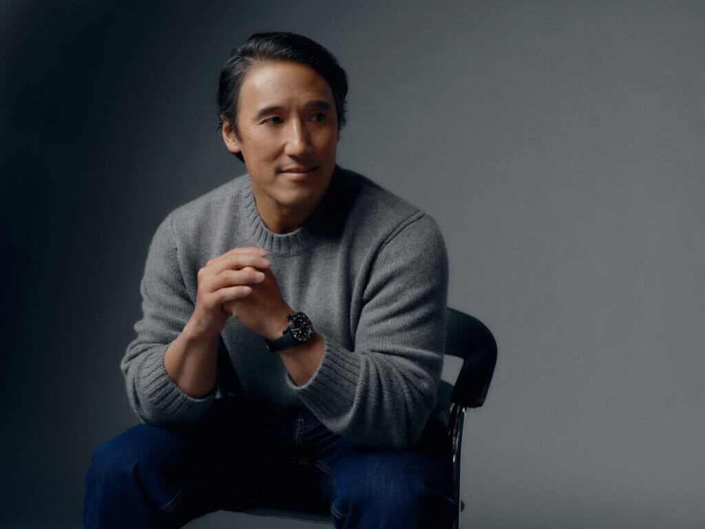 Man in a dark sweater, portrait