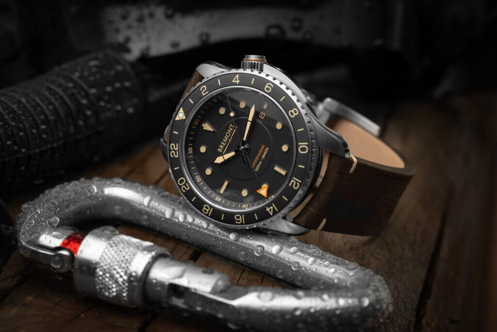 Diver watch on a wrist