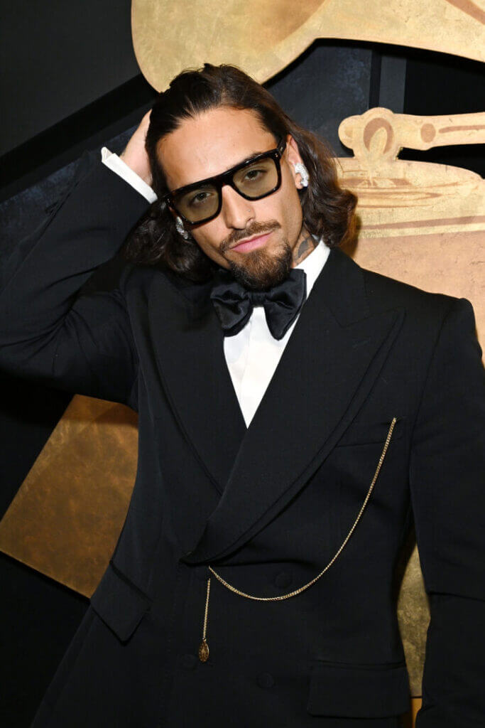 LOS ANGELES, CALIFORNIA - FEBRUARY 04: Maluma attends the 66th GRAMMY Awards at Crypto.com Arena on February 04, 2024 in Los