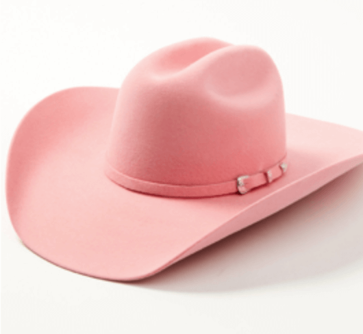 Pink cowboy hat