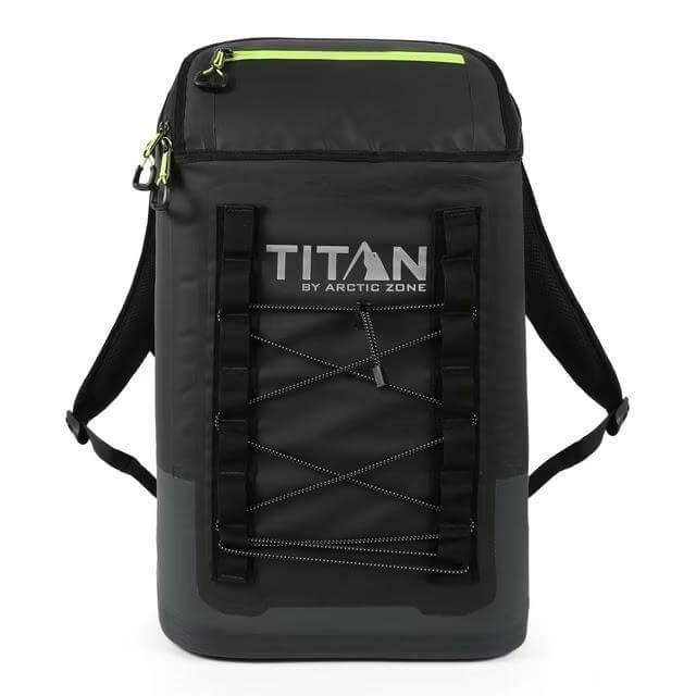 Black backpack cooler