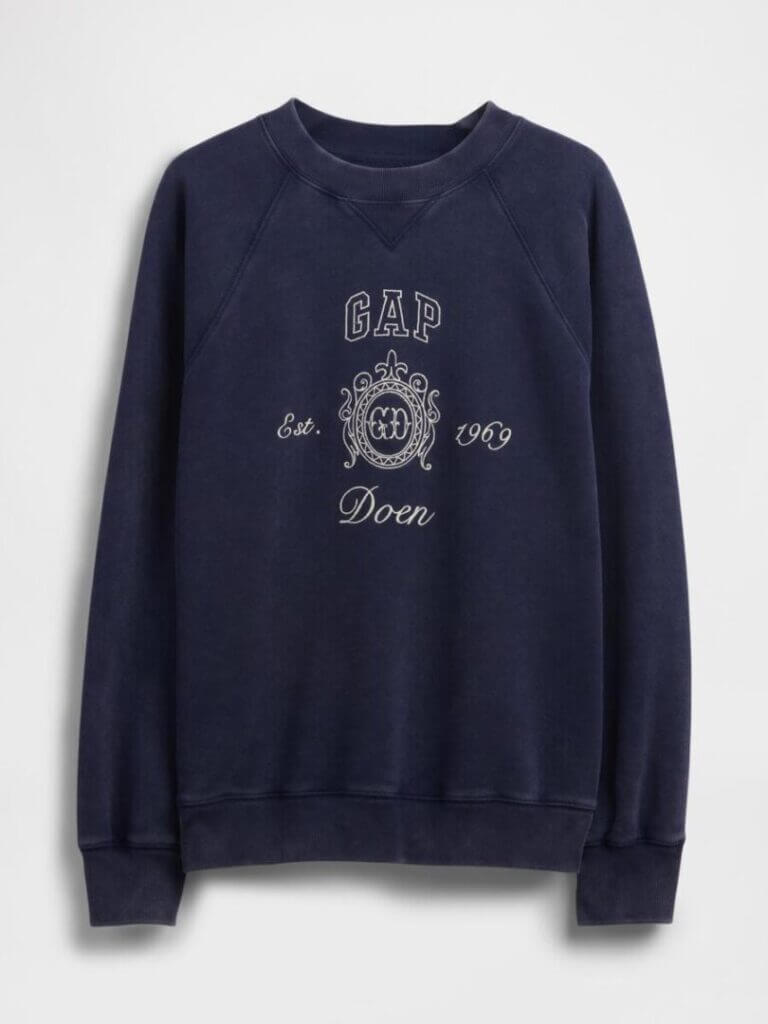 VintageSoft Logo Sweatshirt Available to shop now on Gap.com