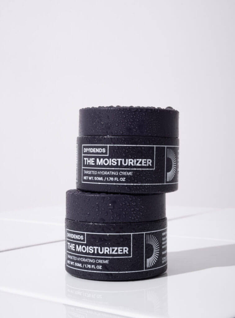 Jars of moisturizer