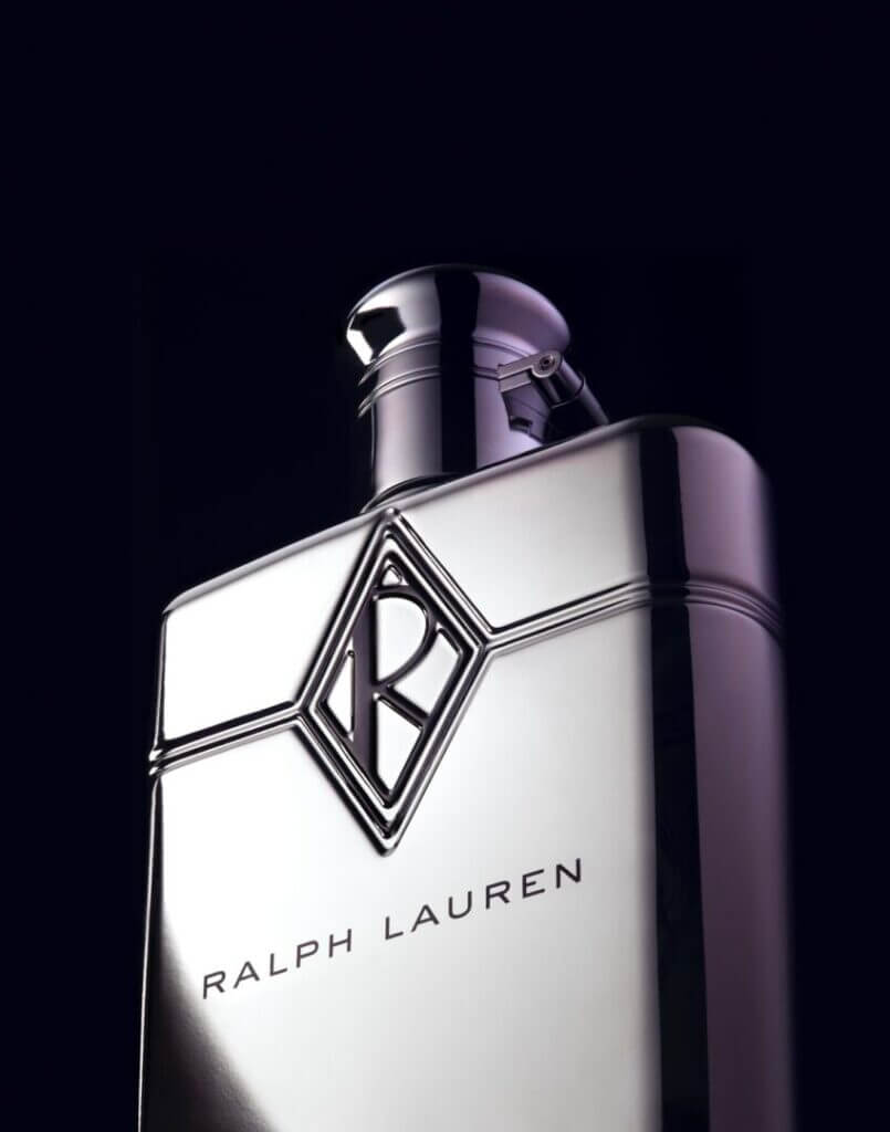 Silver fragrance bottle