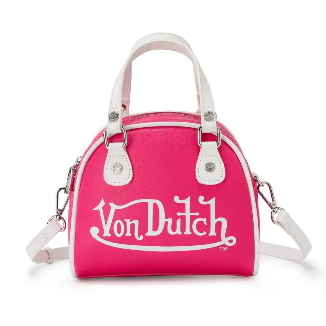 Pink Von Dutch bowling bag